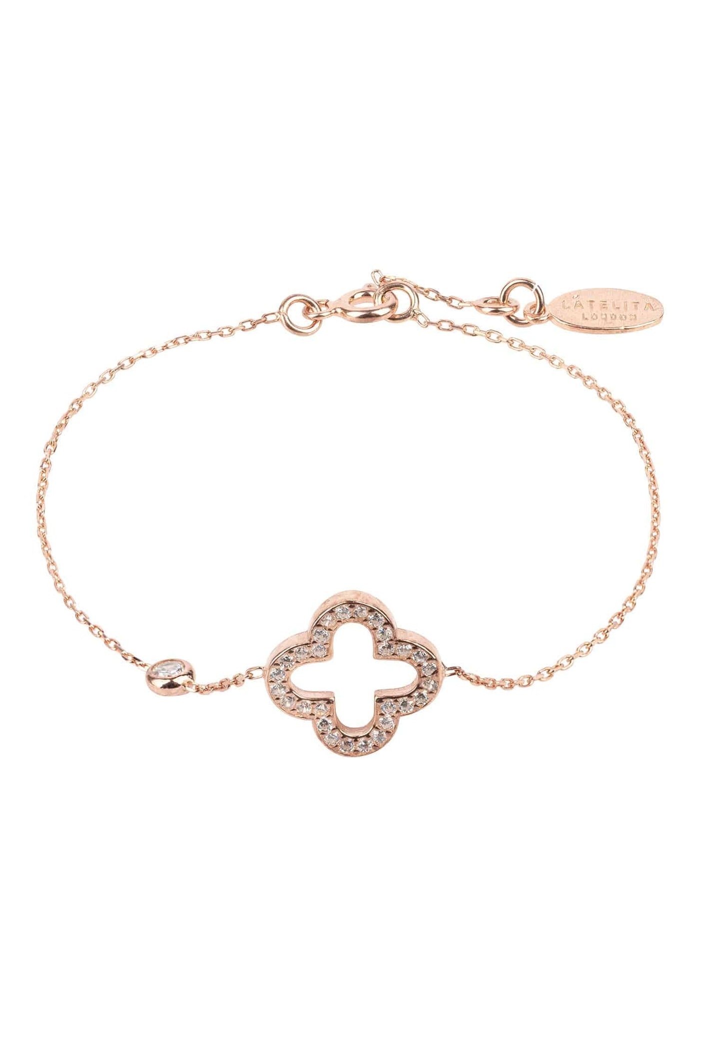 Sara Open Clover Bracelet
