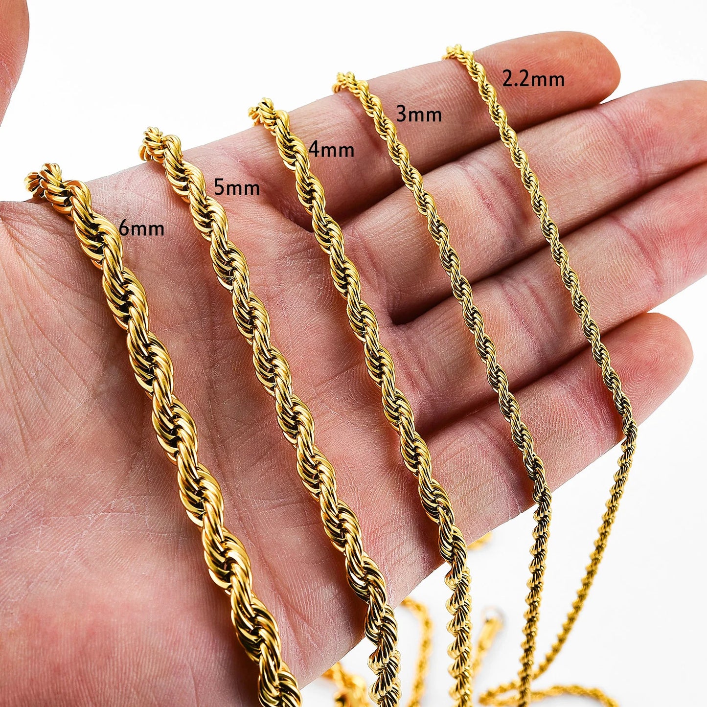 Julia Gold Plated Stainless Steel Twist Necklace