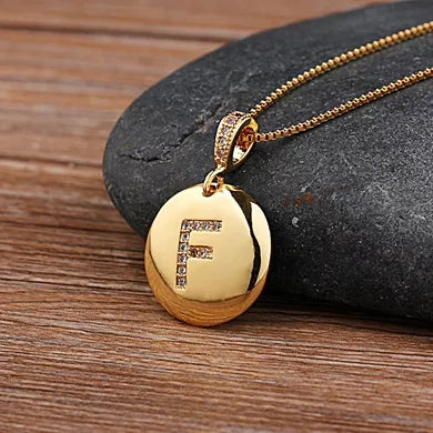 Alexandra Initial Charm Necklace