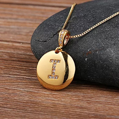Alexandra Initial Charm Necklace