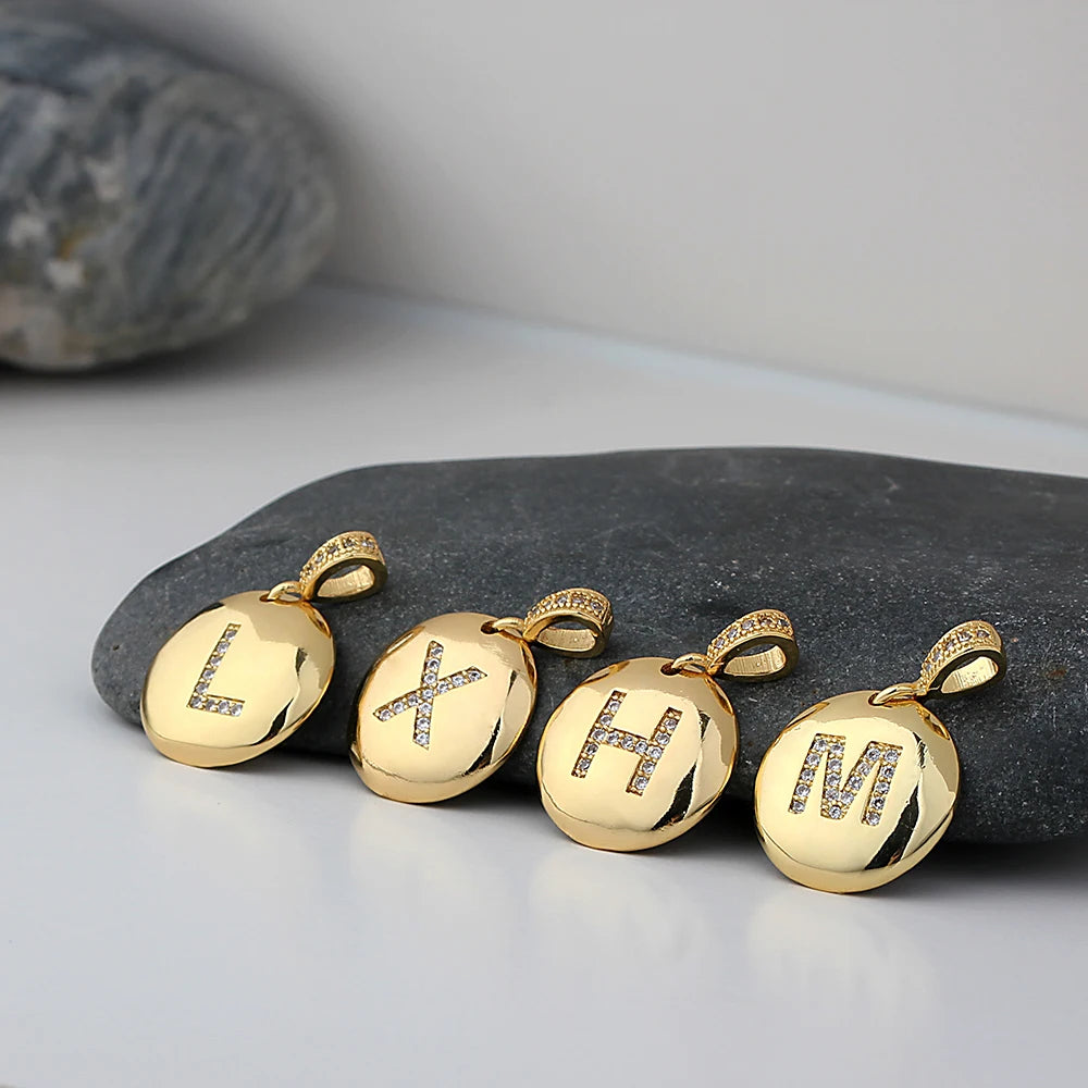 Alexandra Initial Charm Necklace