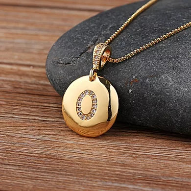 Alexandra Initial Charm Necklace