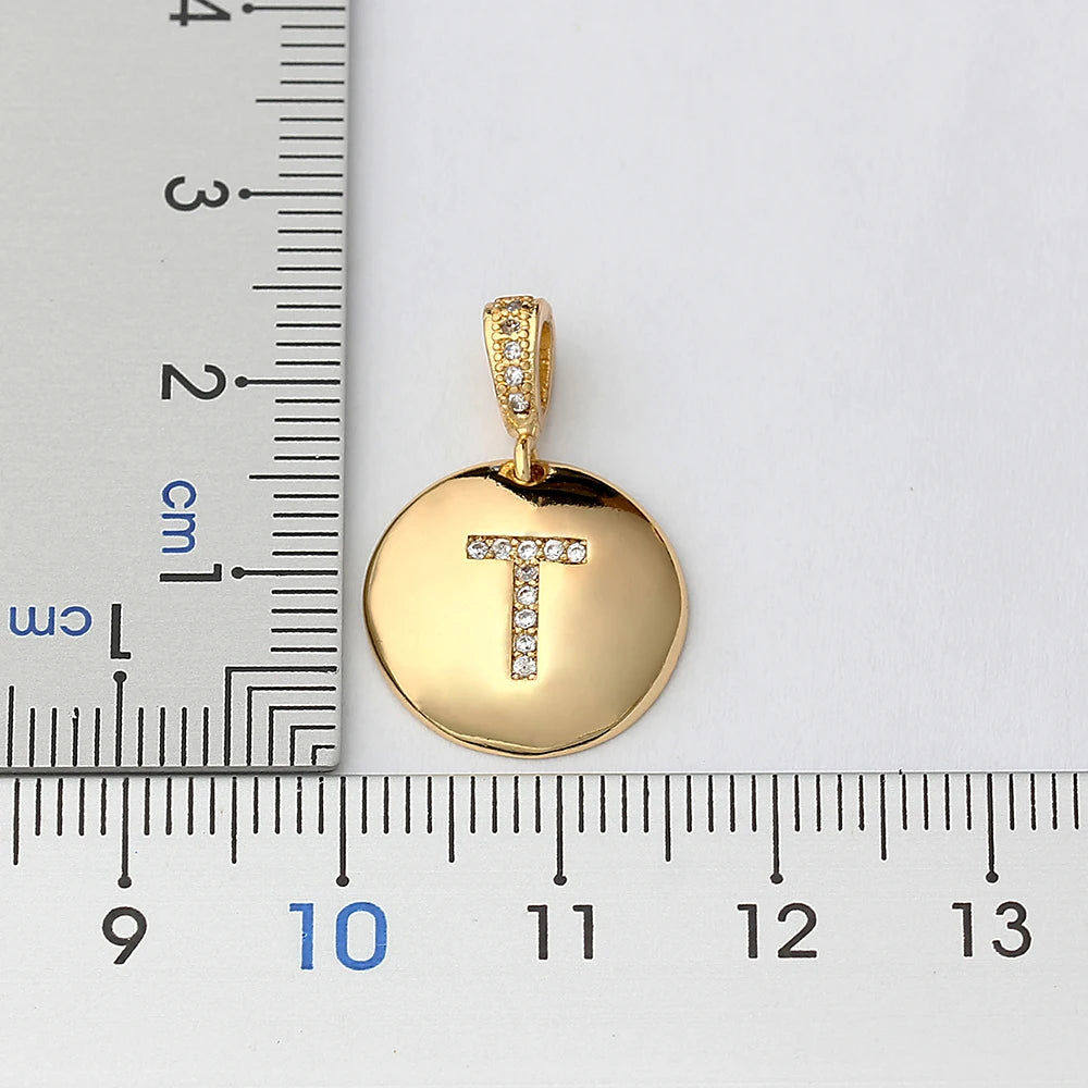 Alexandra Initial Charm Necklace