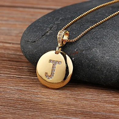 Alexandra Initial Charm Necklace
