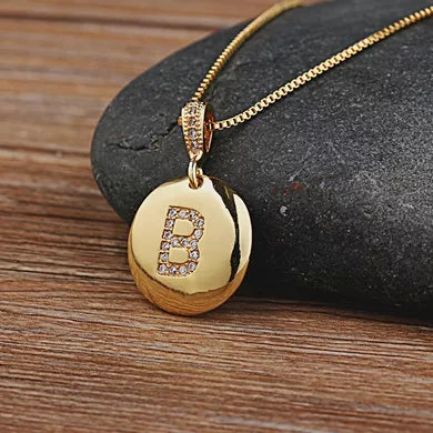 Alexandra Initial Charm Necklace