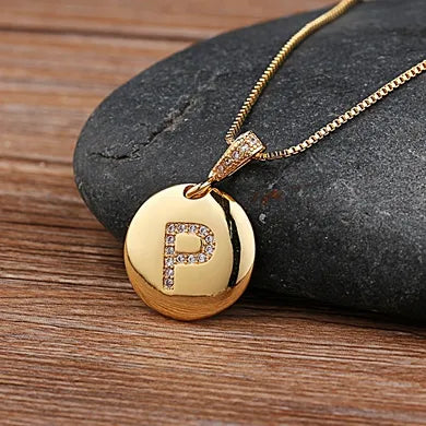 Alexandra Initial Charm Necklace
