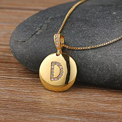 Alexandra Initial Charm Necklace