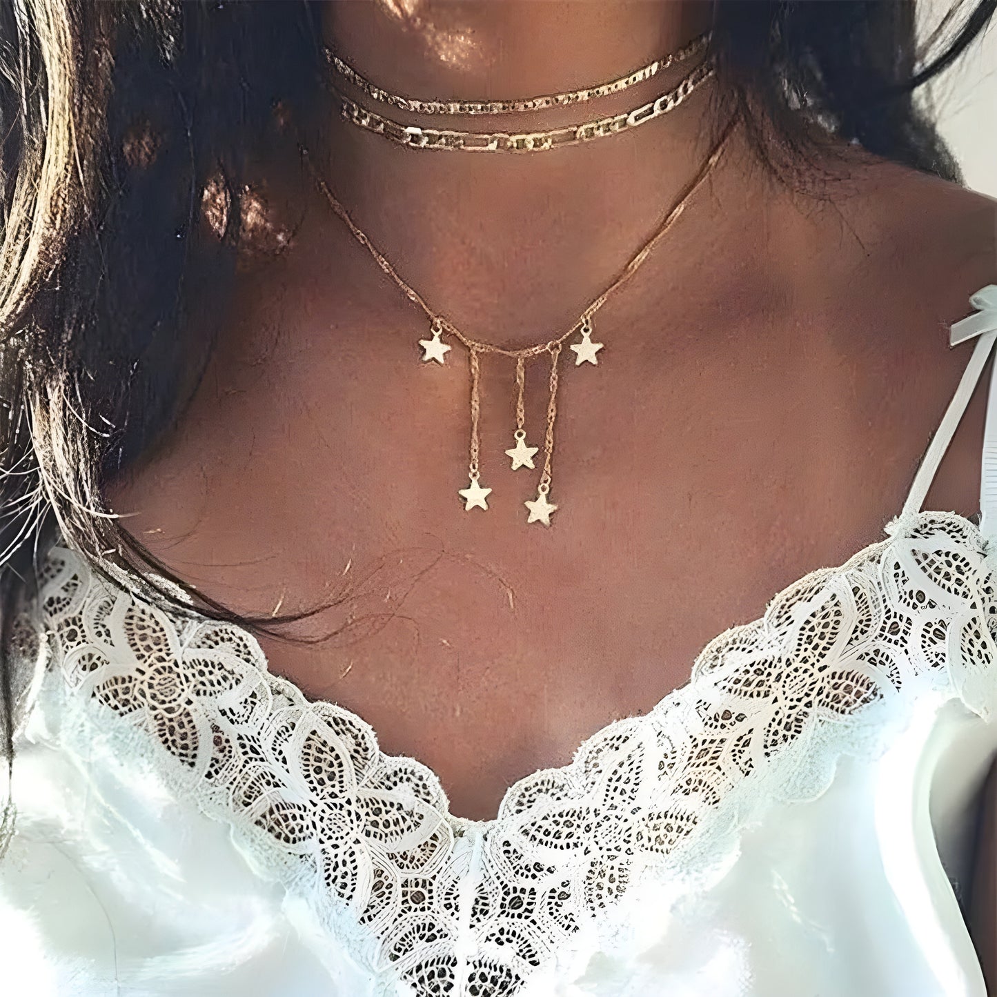 Anna Multi Layer Pendant Necklaces