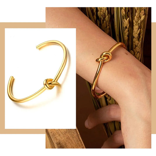 Adela Mixed Gold Stackable Cuff Bangles