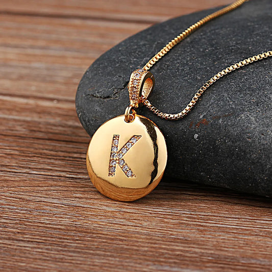 Alexandra Initial Charm Necklace
